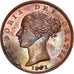 Great Britain, Victoria, 1/2 Penny, 1841, MS(60-62), Copper, KM:726