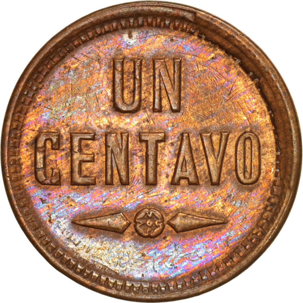 Moneda, Guatemala, Centavo, 1881, EBC+, Bronce, KM:202.1