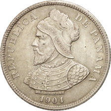 Panama, 25 Centesimos, 1904, VZ+, Silber, KM:4