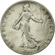 Moneda, Francia, Semeuse, 50 Centimes, 1902, Paris, MBC+, Plata, KM:854