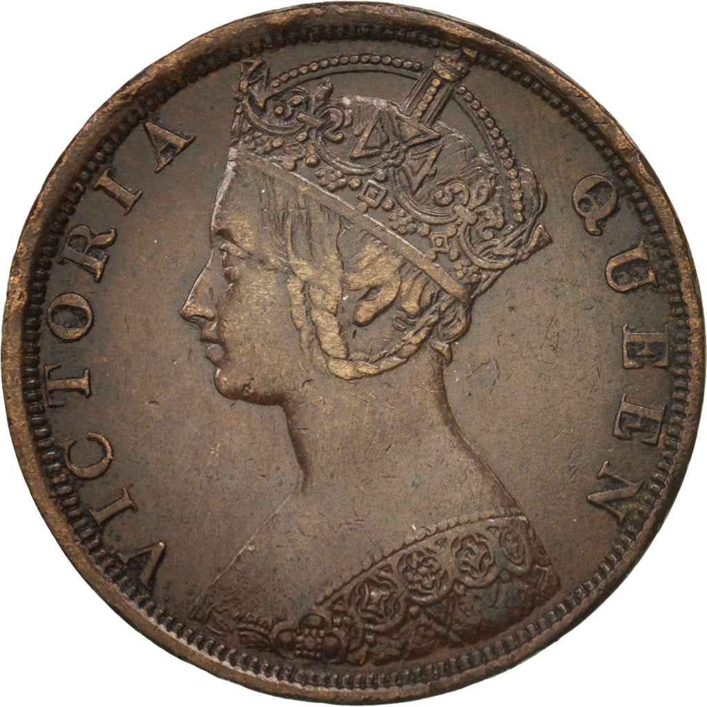Hong Kong, Victoria, Cent, 1901, Heaton, EF(40-45), Bronze, KM:4.3