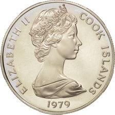 Cook Islands, Elizabeth II, 50 Cents, 1979, MS(65-70), Copper-nickel, KM:6.3