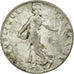 Moneta, Francja, Semeuse, 50 Centimes, 1902, Paris, AU(50-53), Srebro, KM:854