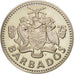 Coin, Barbados, 2 Dollars, 1975, Franklin Mint, MS(65-70), Copper-nickel, KM:15