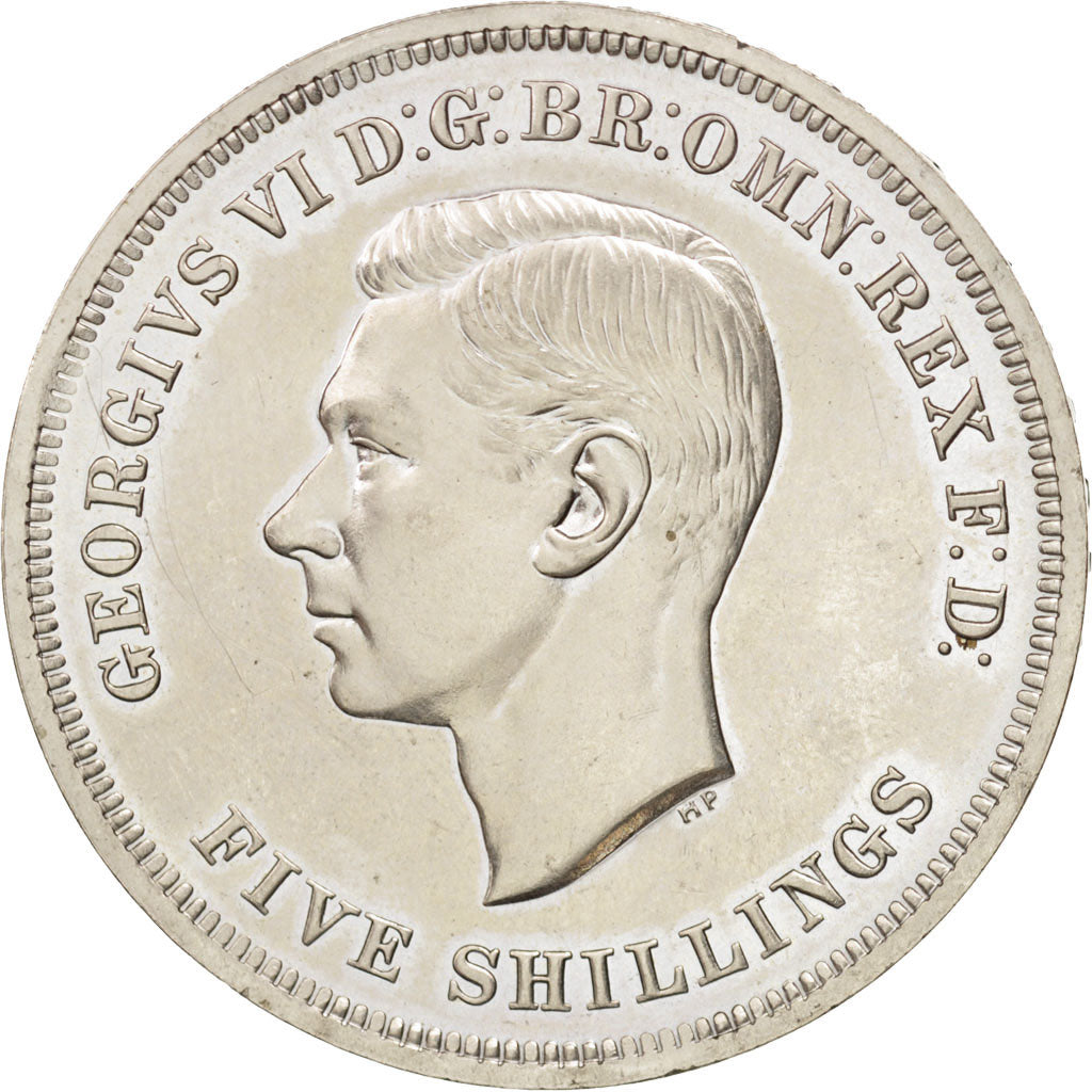 Great Britain, George VI, Crown, 1951, MS(64), Copper-nickel, KM:880