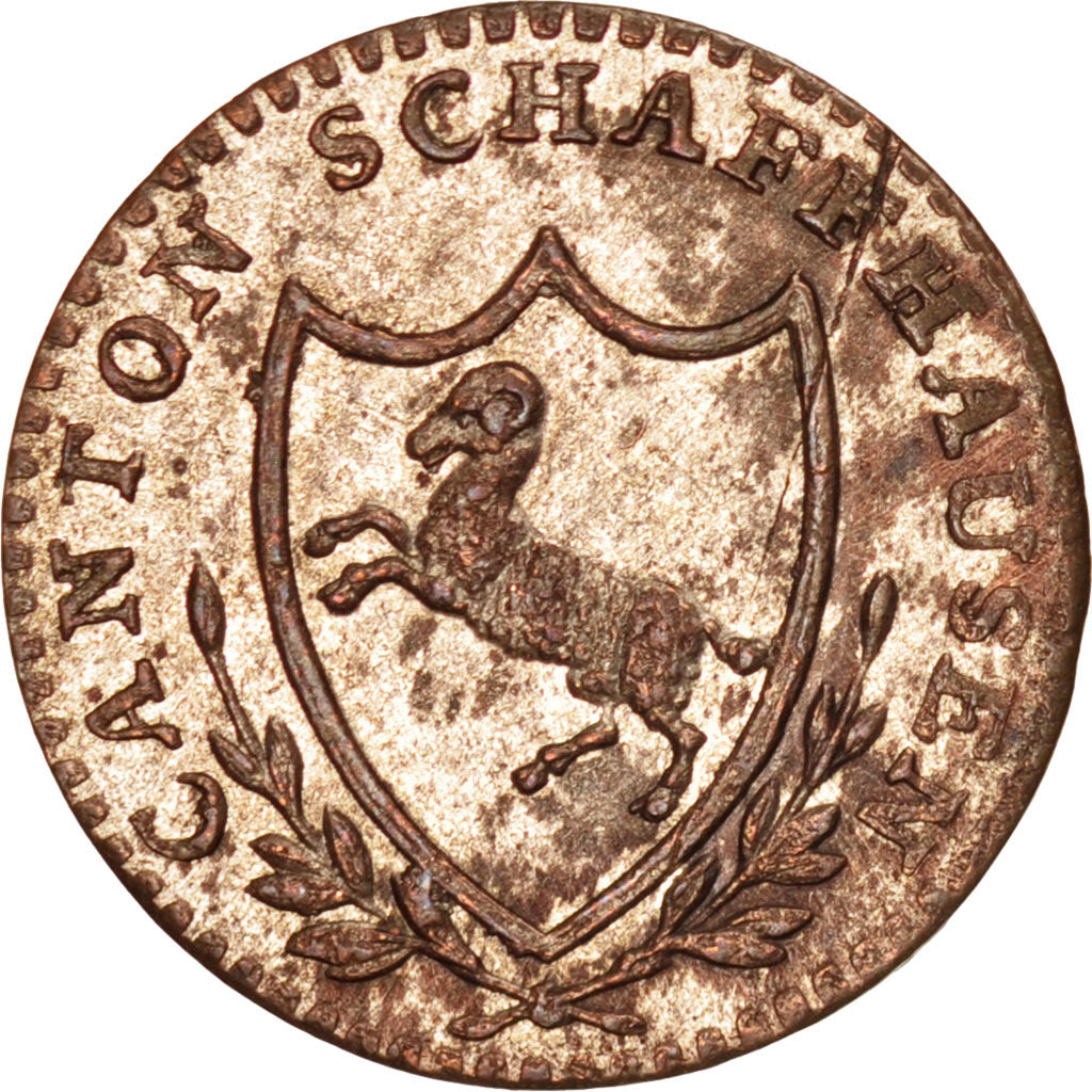 Moneta, CANTONI SVIZZERI, SCHAFFHAUSEN, Kreuzer, 1808, SPL-, Biglione, KM:65