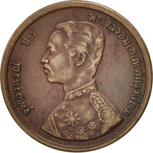 Thailand, Rama V, Att, 1887, EF(40-45), Bronze, KM:22