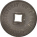 Monnaie, Tonkin, 1/600 Piastre, 1905, TTB+, Zinc, KM:1, Lecompte:3