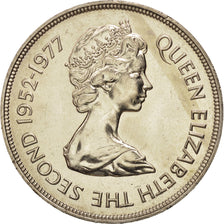 Moneda, Islas Malvinas, Elizabeth II, 50 Pence, 1977, SC, Cobre - níquel, KM:10