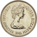 Moneda, Islas Malvinas, Elizabeth II, 50 Pence, 1977, SC, Cobre - níquel, KM:10