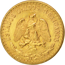 Mexico, 2 Pesos, 1945, Mexico City, MS(60-62), Gold, KM:461