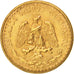 Mexico, 2 Pesos, 1945, Mexico City, MS(60-62), Gold, KM:461