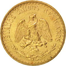 Mexico, 2 Pesos, 1945, Mexico City, MS(60-62), Gold, KM:461