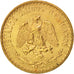 Mexico, 2 Pesos, 1945, Mexico City, MS(60-62), Gold, KM:461