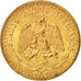Mexico, 2 Pesos, 1945, Mexico City, AU(55-58), Gold, KM:461