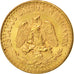 Mexico, 2 Pesos, 1945, Mexico City, MS(60-62), Gold, KM:461