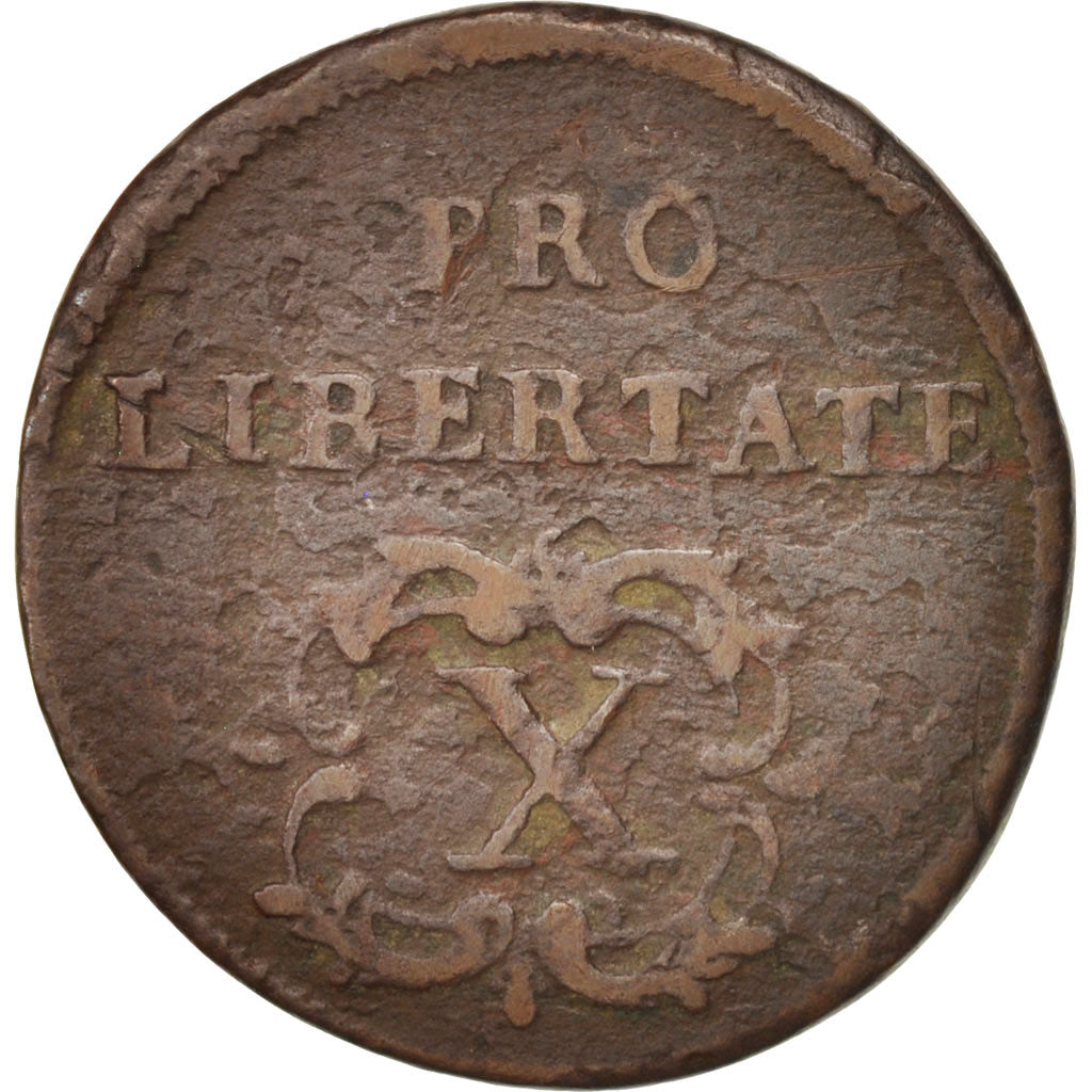 Hungary, 10 Poltura, 1705, VF(30-35), Copper, KM:264.1