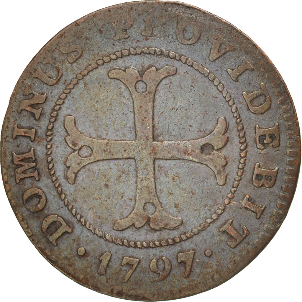 Coin, SWISS CANTONS, BERN, Kreuzer, 1797, VF(30-35), Billon, KM:115