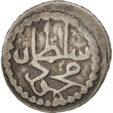 Coin, Tunisia, TUNIS, Mahmud I, Kharub, 1739, EF(40-45), Billon, KM:46