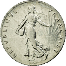 Moneda, Francia, Semeuse, 50 Centimes, 1907, Paris, EBC, Plata, KM:854