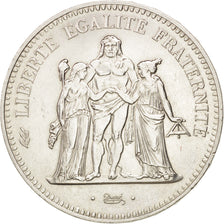 Coin, France, Hercule, 50 Francs, 1974, MS(60-62), Silver, KM:941.2