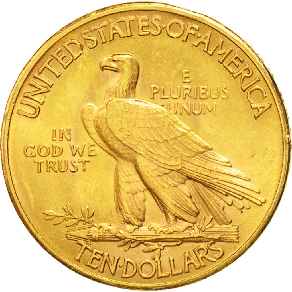 United States, Indian Head, $10, 1926, Philadelphia, AU(55-58), KM:130