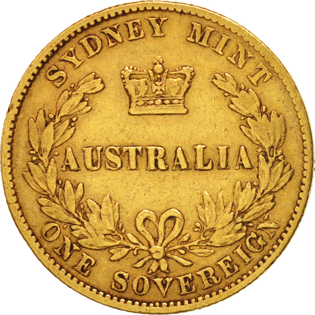 Australia, Victoria, Sovereign, 1870, Sydney, VF(20-25), Gold, KM:4