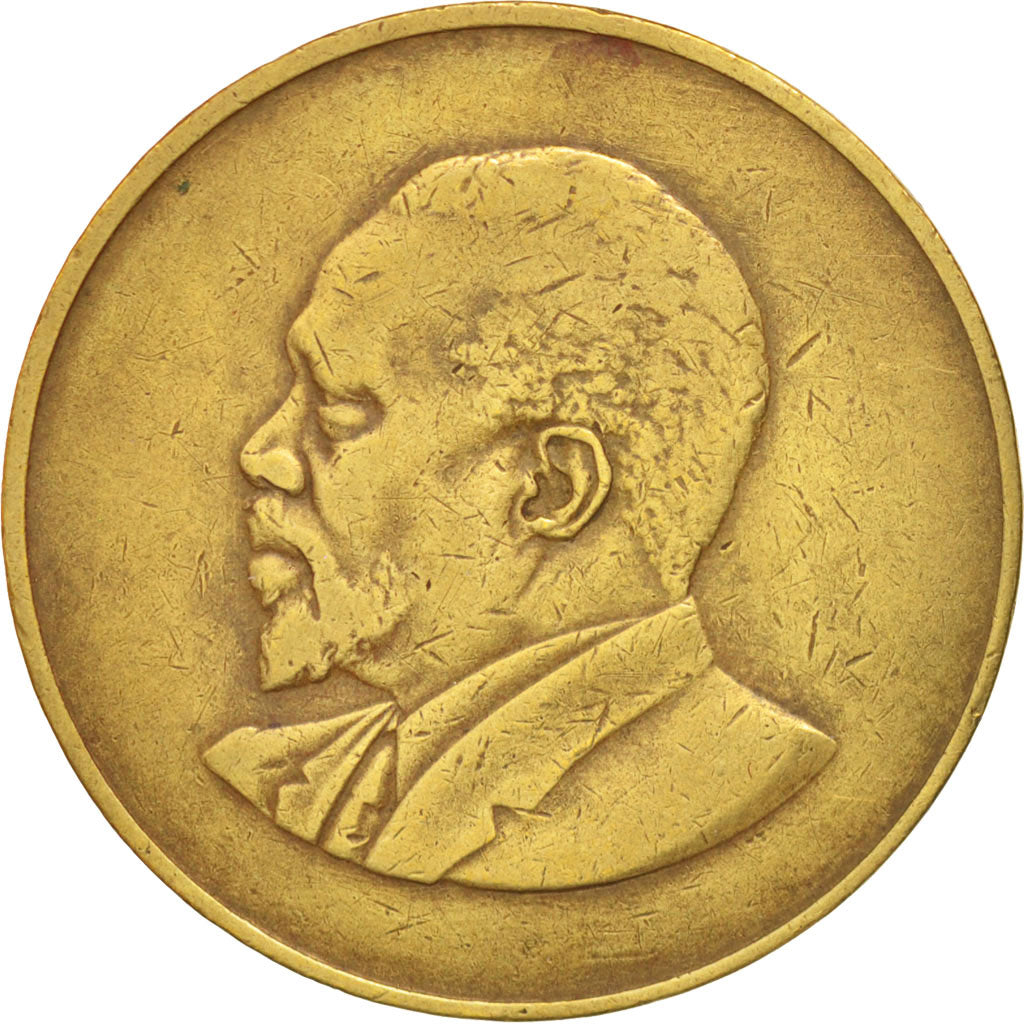 Kenya, 10 Cents, 1968, VF(20-25), Nickel-brass, KM:2
