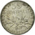Moneta, Francia, Semeuse, 50 Centimes, 1907, Paris, BB+, Argento, KM:854