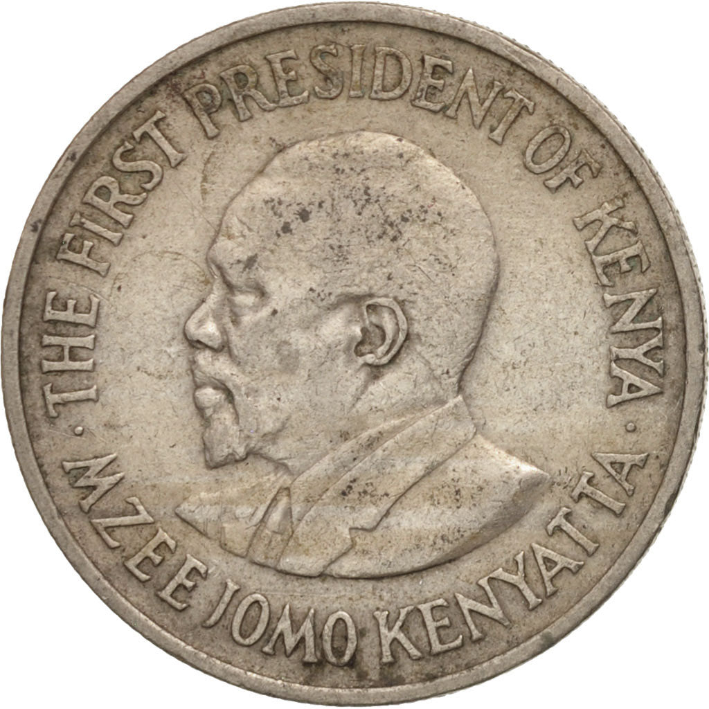 Coin, Kenya, 50 Cents, 1971, AU(50-53), Copper-nickel, KM:13