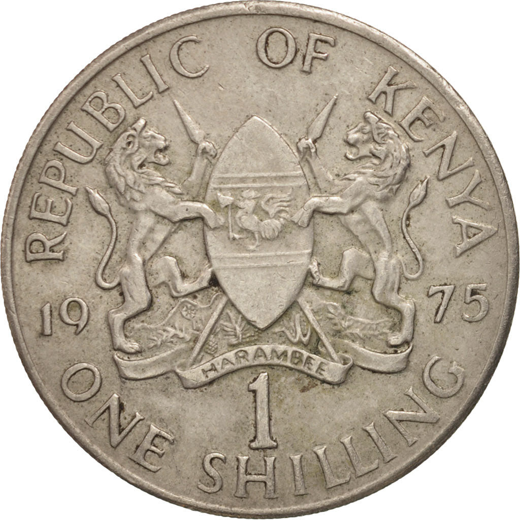 Monnaie, Kenya, Shilling, 1975, SUP, Copper-nickel, KM:14