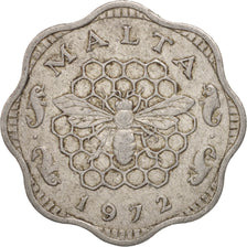 Coin, Malta, 3 Mils, 1972, British Royal Mint, EF(40-45), Aluminum, KM:6