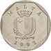 Monnaie, Malte, 5 Cents, 1991, SUP+, Copper-nickel, KM:95