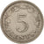 Coin, Malta, 5 Cents, 1976, British Royal Mint, AU(50-53), Copper-nickel, KM:10