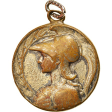 France, Medal, Chouette d'Athènes, VF(20-25), Bronze
