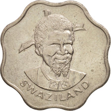 Moneta, Suazi, Sobhuza II, 10 Cents, 1974, British Royal Mint, AU(55-58)