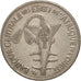 Moneda, Estados del África Occidental, 100 Francs, 1974, MBC, Níquel, KM:4