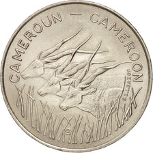 Cameroon, 100 Francs, 1975, Paris, MS(63), Nickel, KM:17