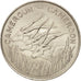 Cameroon, 100 Francs, 1975, Paris, MS(63), Nickel, KM:17
