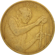 West African States, 25 Francs, 1984, TB, Aluminum-Bronze, KM:9