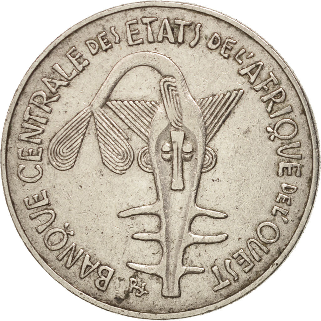 West African States, 100 Francs, 1996, EF(40-45), Nickel, KM:4