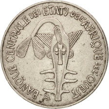 West African States, 100 Francs, 1996, EF(40-45), Nickel, KM:4