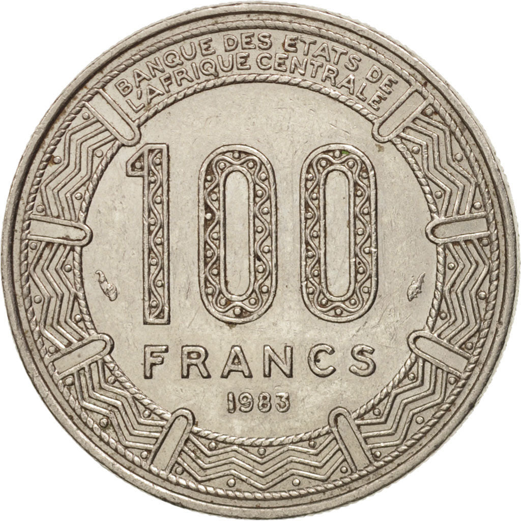 Cameroon, 100 Francs, 1983, Paris, AU(50-53), Nickel, KM:17