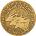 Moneda, Estados africanos ecuatoriales, 10 Francs, 1961, Paris, BC, Aluminio -