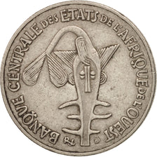 West African States, 50 Francs, 1984, EF(40-45), Copper-nickel, KM:6
