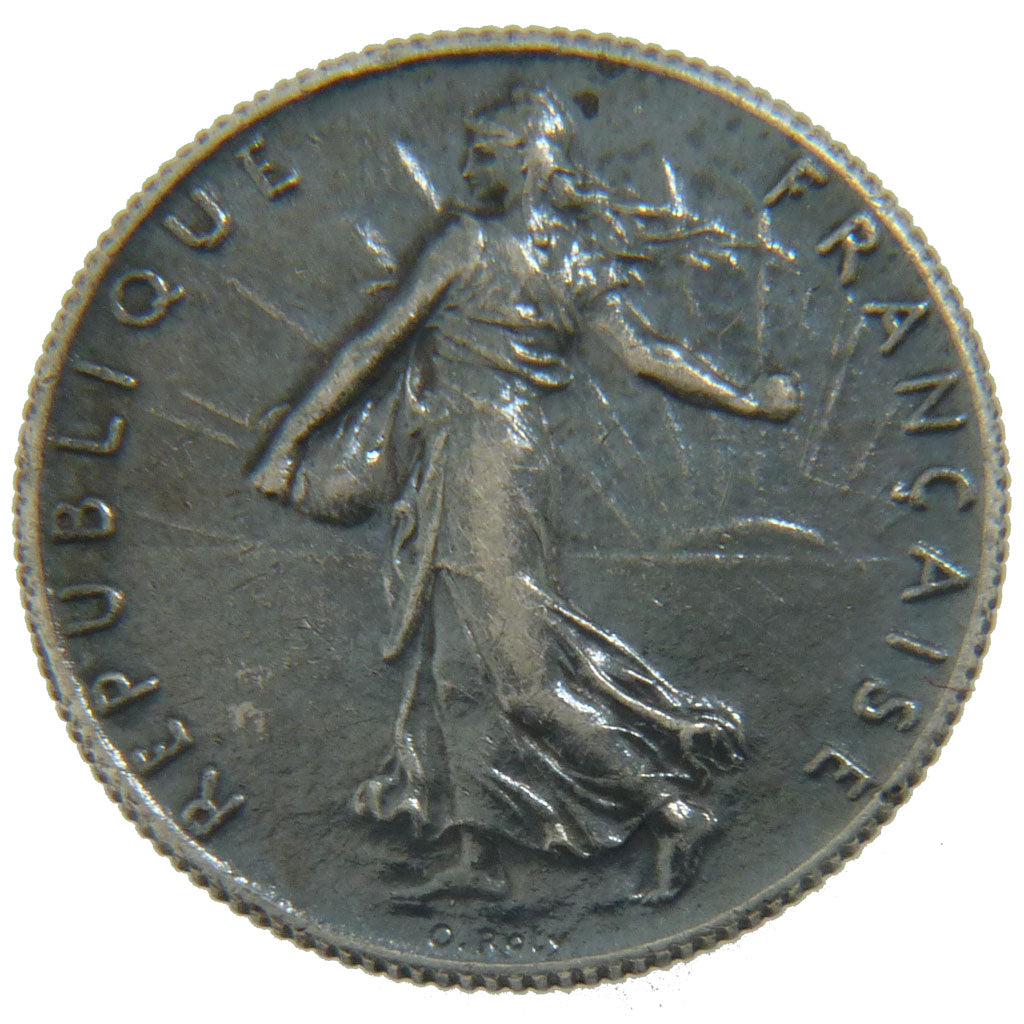 FRANCE, Semeuse, 50 Centimes, 1911, Paris, KM #854, AU(55-58), Silver, 18.1,...