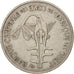 Moneda, Estados del África Occidental, 100 Francs, 1967, BC+, Níquel, KM:4