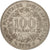 Moneda, Estados del África Occidental, 100 Francs, 1976, MBC, Níquel, KM:4