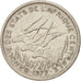 Coin, Central African States, 50 Francs, 1977, Paris, EF(40-45), Nickel, KM:11
