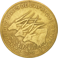 Central African States, 25 Francs, 1976, Paris, VF(20-25), KM:10